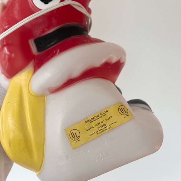 Vintage Christmas Mickey Mouse blow mold - Picture 2 of 2